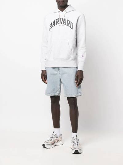 Champion Harvard-print drawstring hoodie outlook