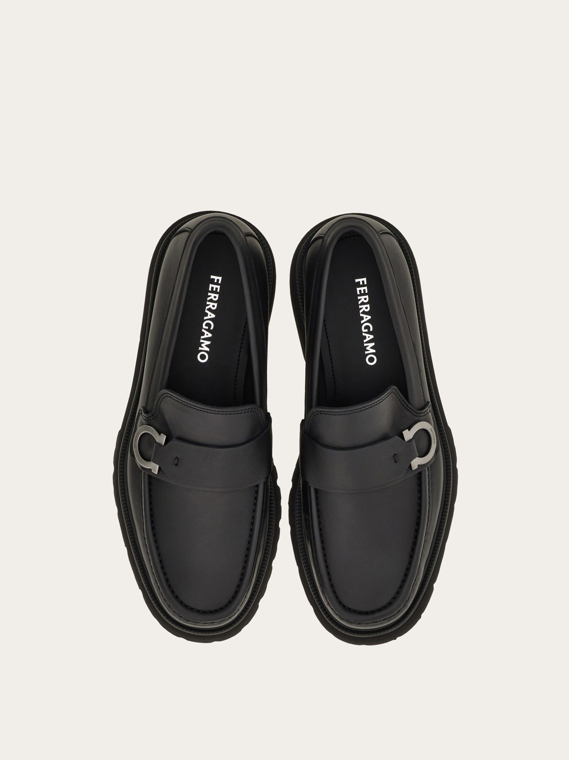 Loafer with Gancini ornament - 3