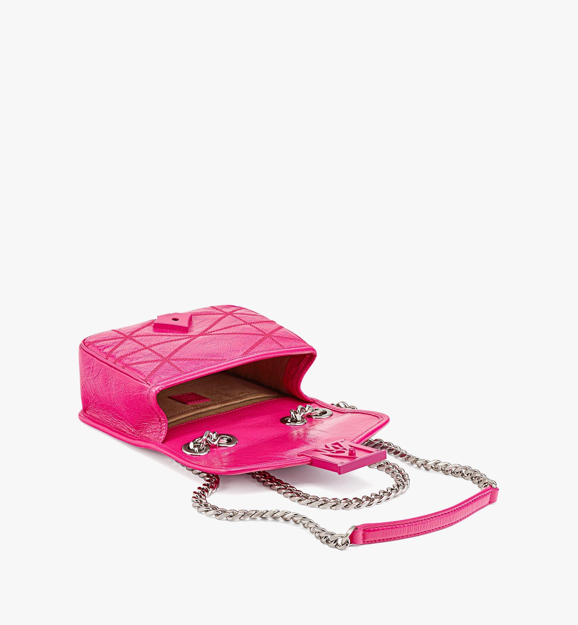 Travia Quilted Shoulder Bag in Crushed Leather - 4