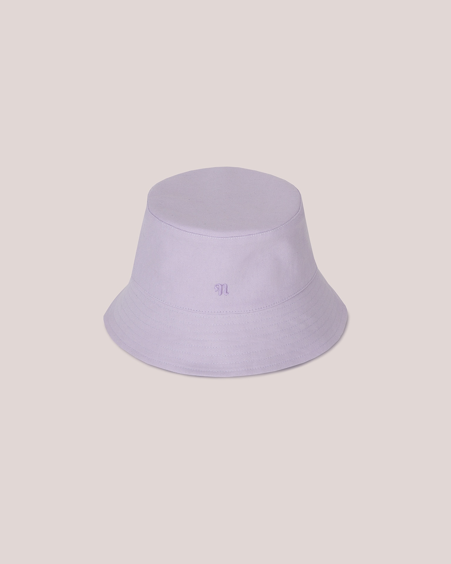 CARAN - Cotton-canvas bucket hat - Lilac - 1