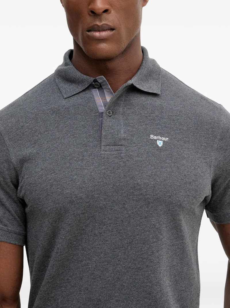 logo-embroidery polo shirt 4
