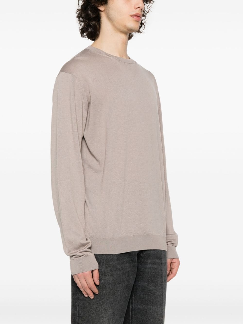 cotton knitted jumper - 3