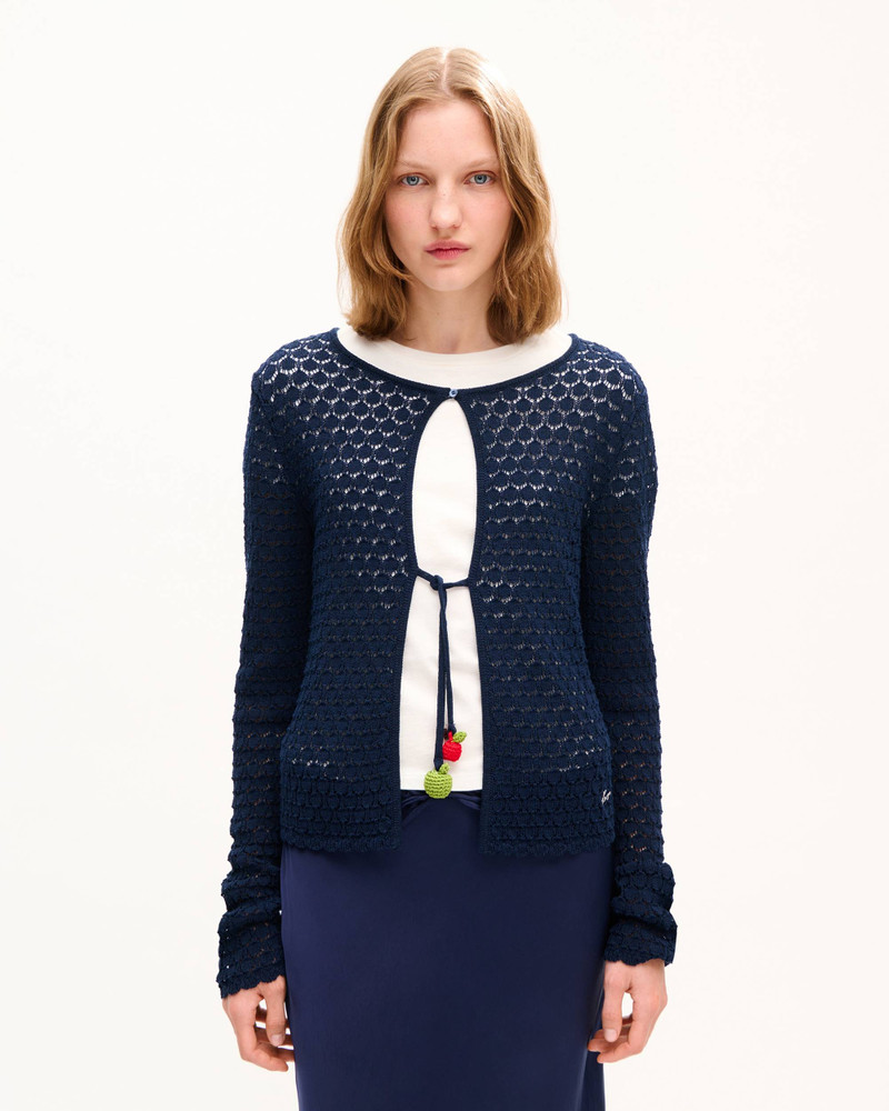 KENZO KENZO Apple Pop' crochet cardigan outlook