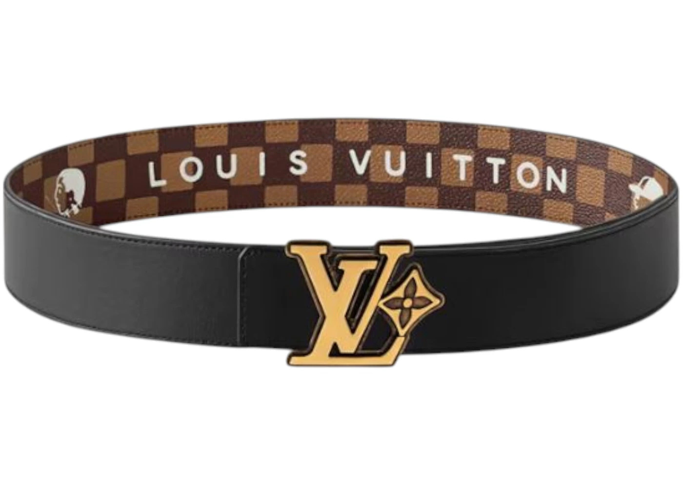Louis Vuitton x Nigo LV Flower Damier Phriendship 40MM Reversible Belt Brown - 2