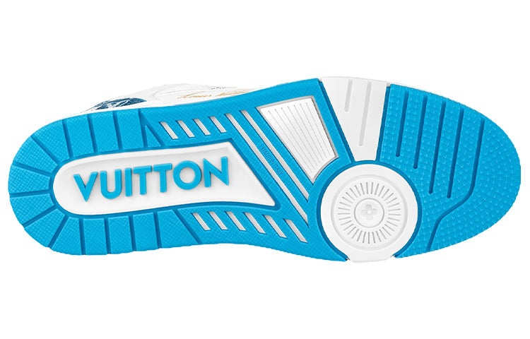LOUIS VUITTON LV Trainer 'Monogram Denim Blue' 1A9ZI6 - 4