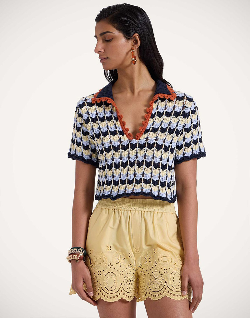 La DoubleJ Perry Knit Polo outlook