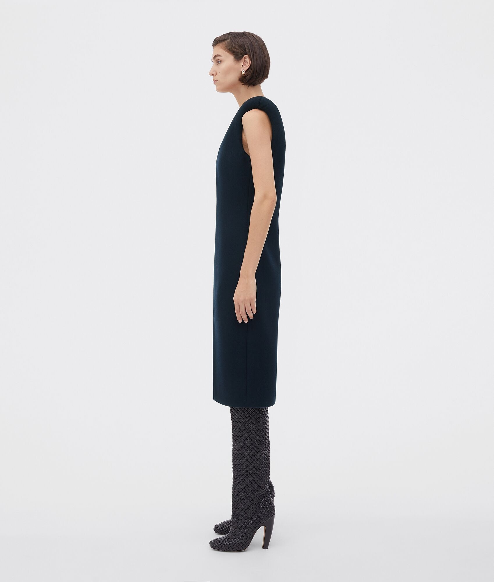 double face wool dress - 2
