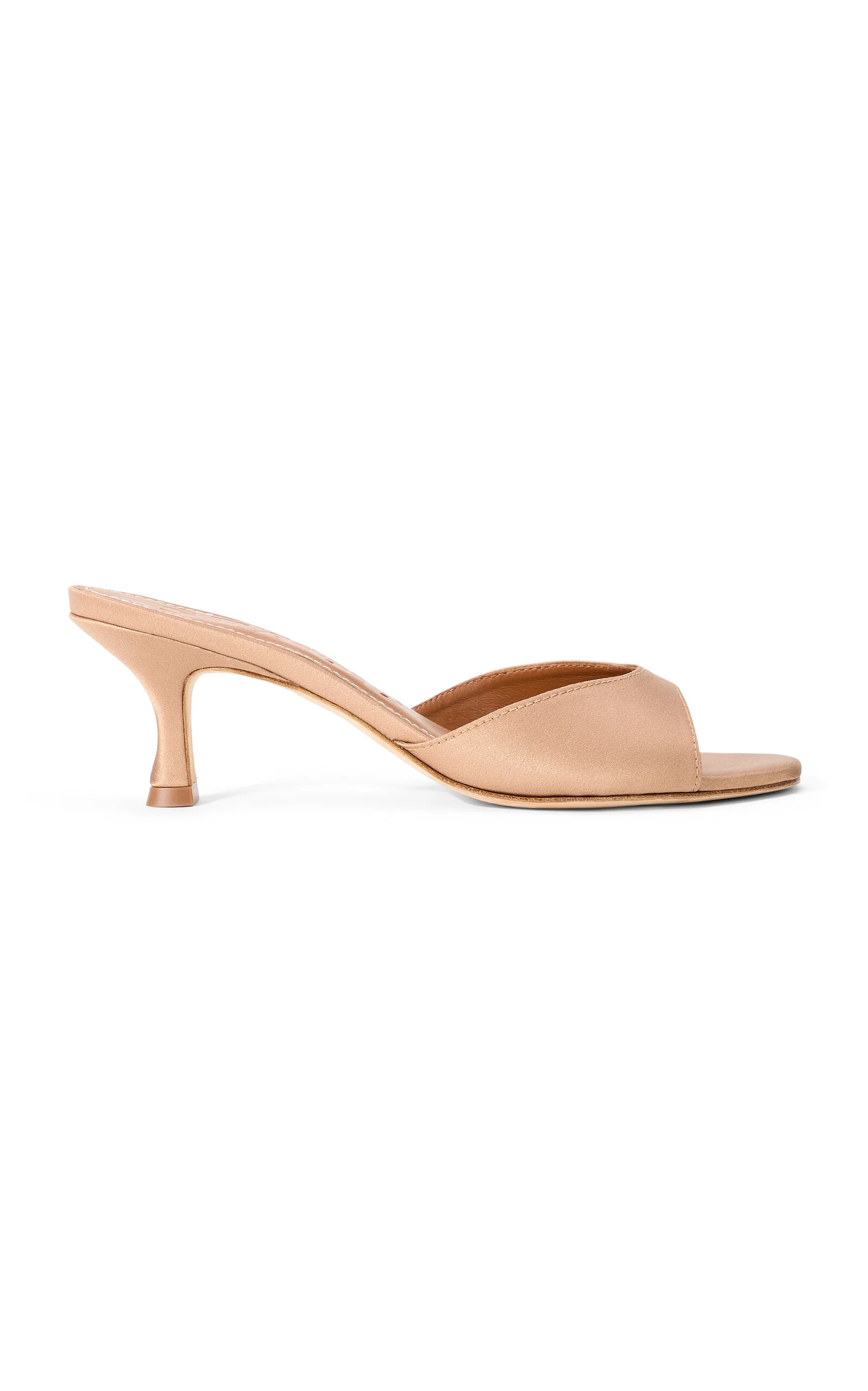Brigitte Satin Mules - 1