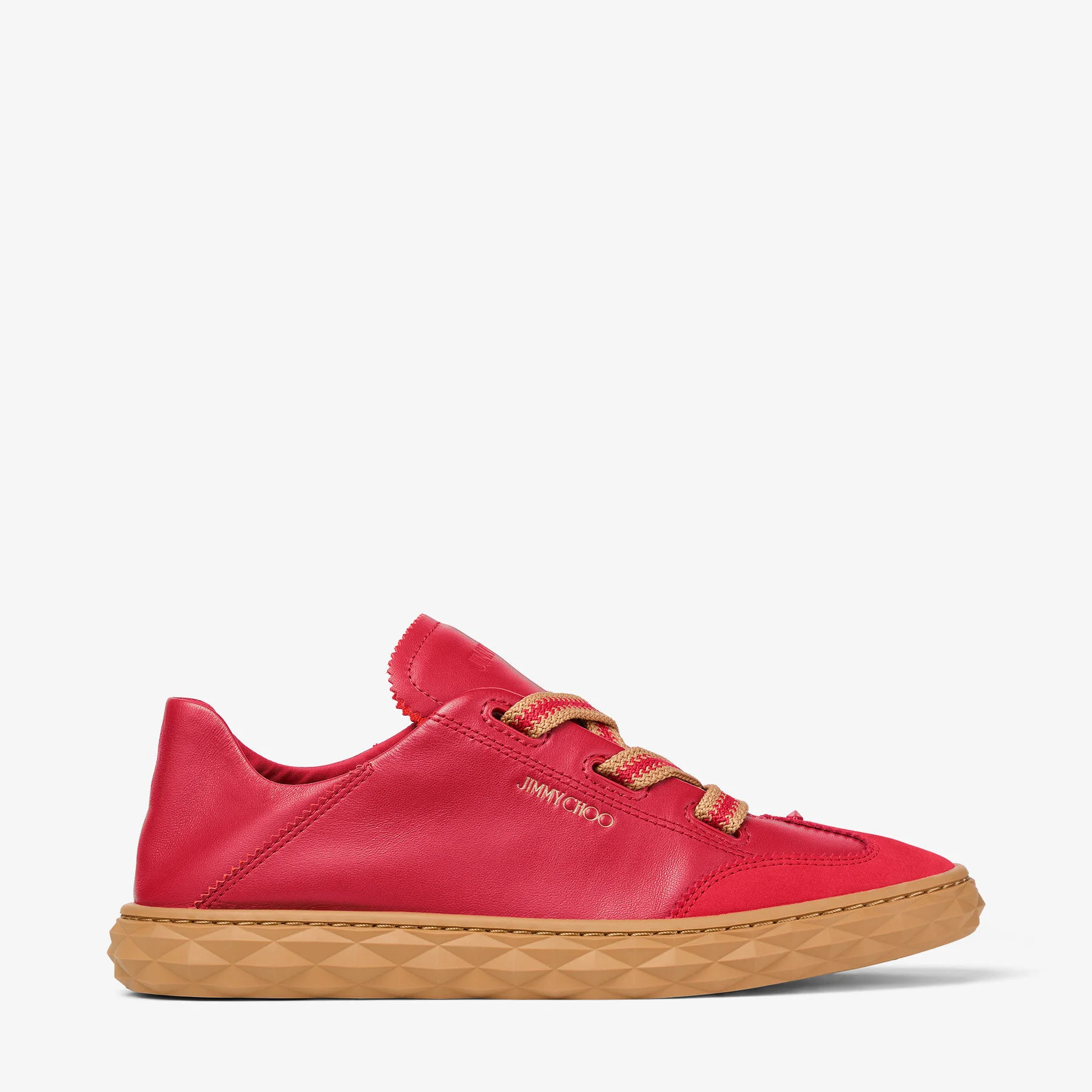 Diamond Light Flex/F
Ruby Red Leather Trainers - 1