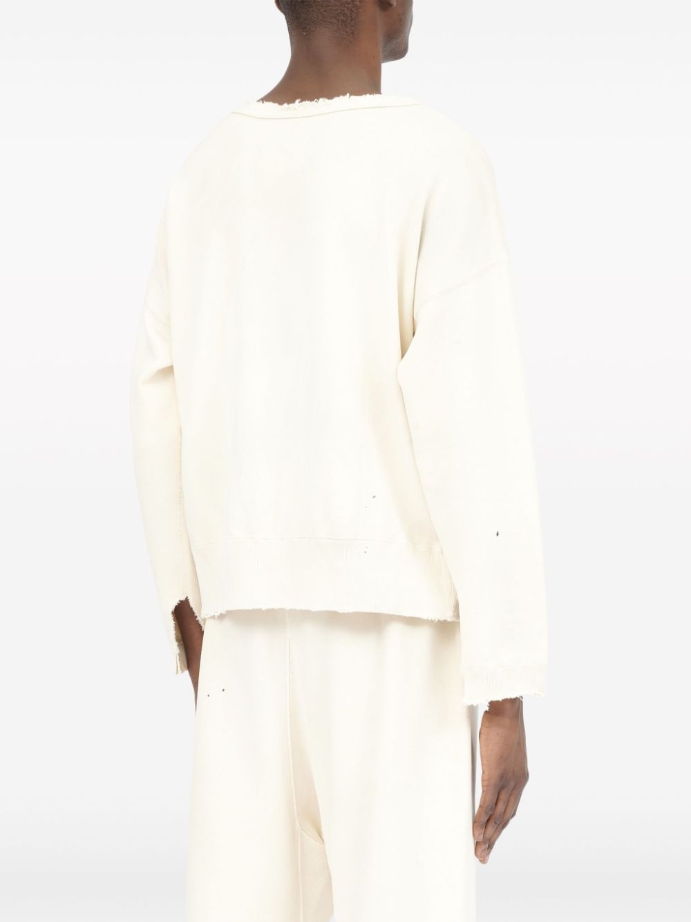 Handwritten cotton sweatshirt - 4