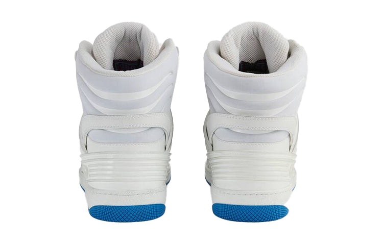 Gucci Basket Breathable Wear-Resistant Non-Slip High 'White Blue' 661301-2SHA0-9014 - 4