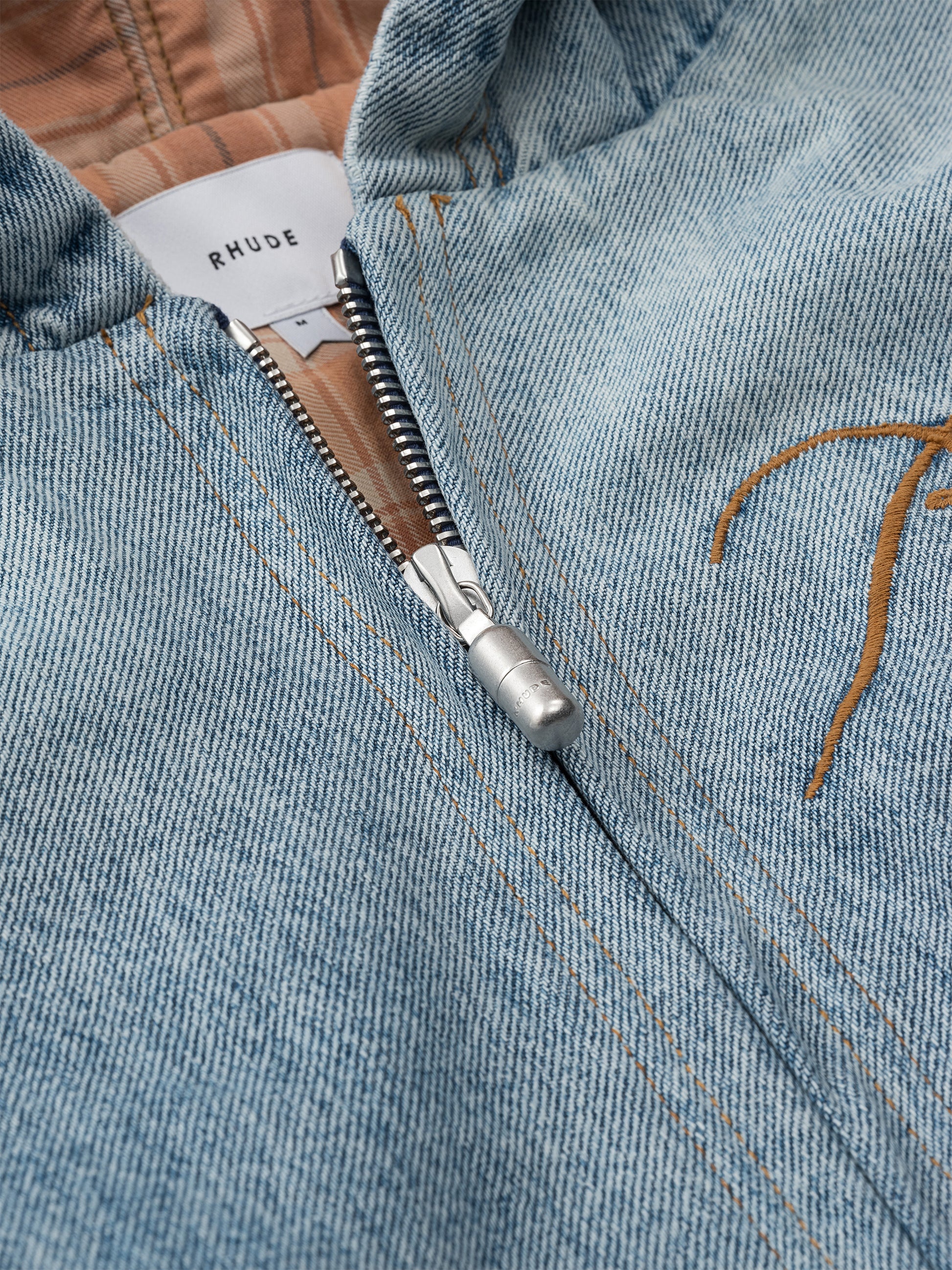DENIM HOODIE - 2