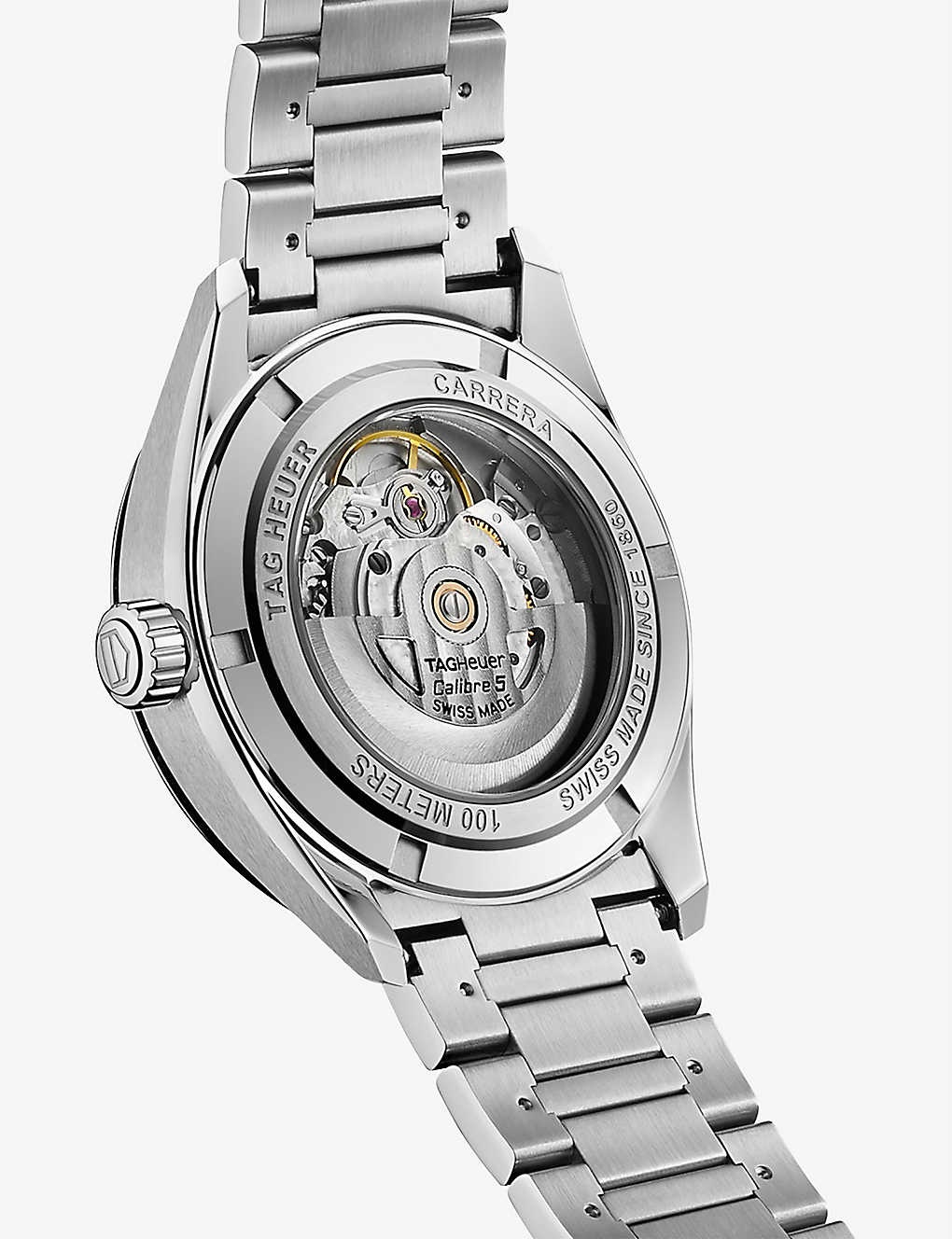 WBN2113.BA0639 Tag Heuer Carrera stainless-steel automatic watch - 3