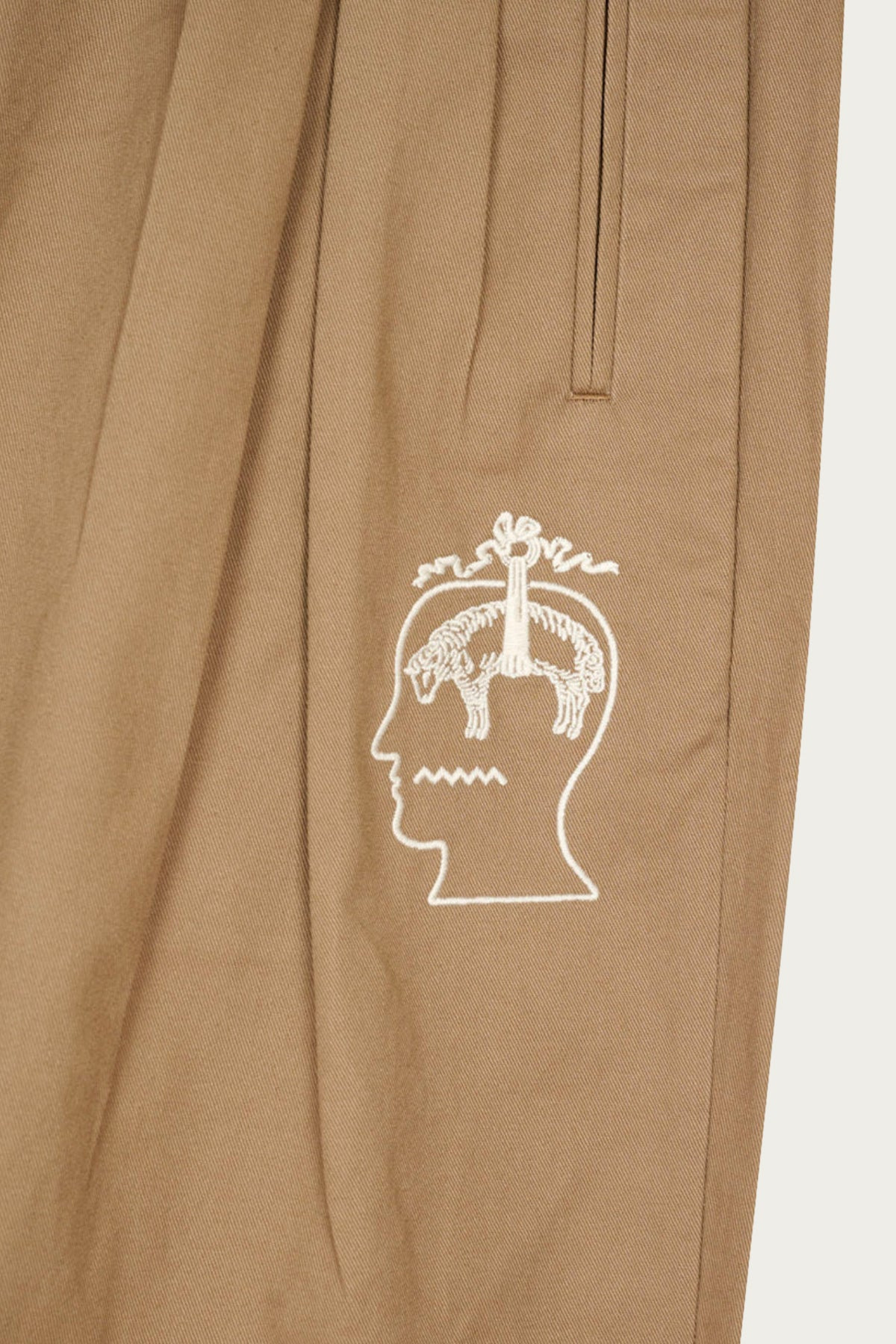 Brain Dead x Brooks Brothers California Pleated Trousers - Desert - 3