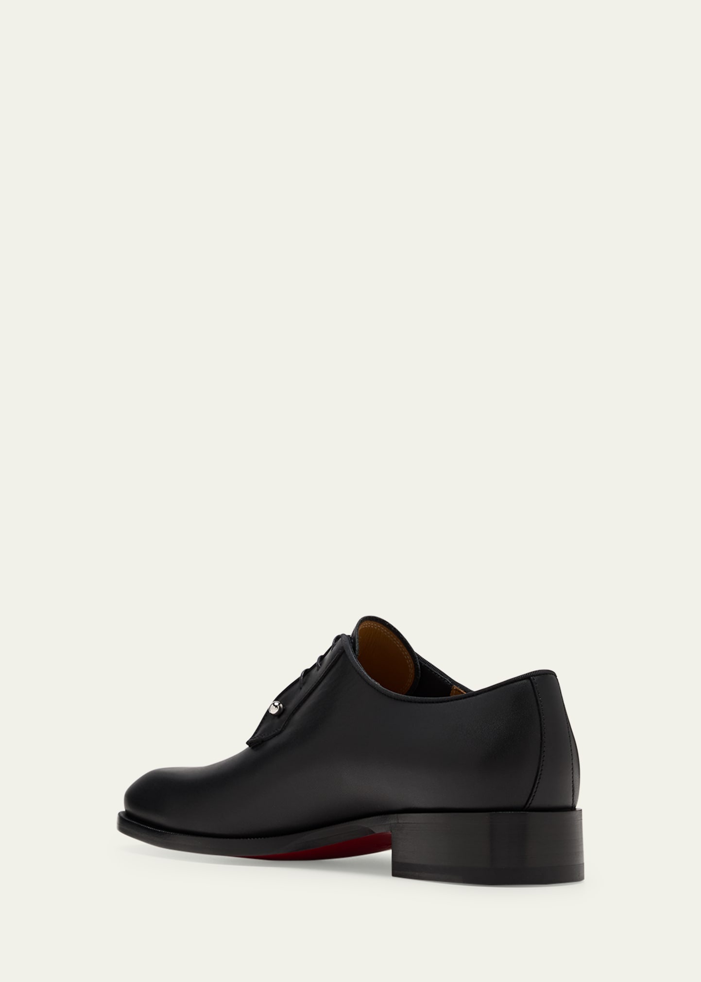 Men's Chambeliss Collar-Pin Leather Derby Shoes - 4