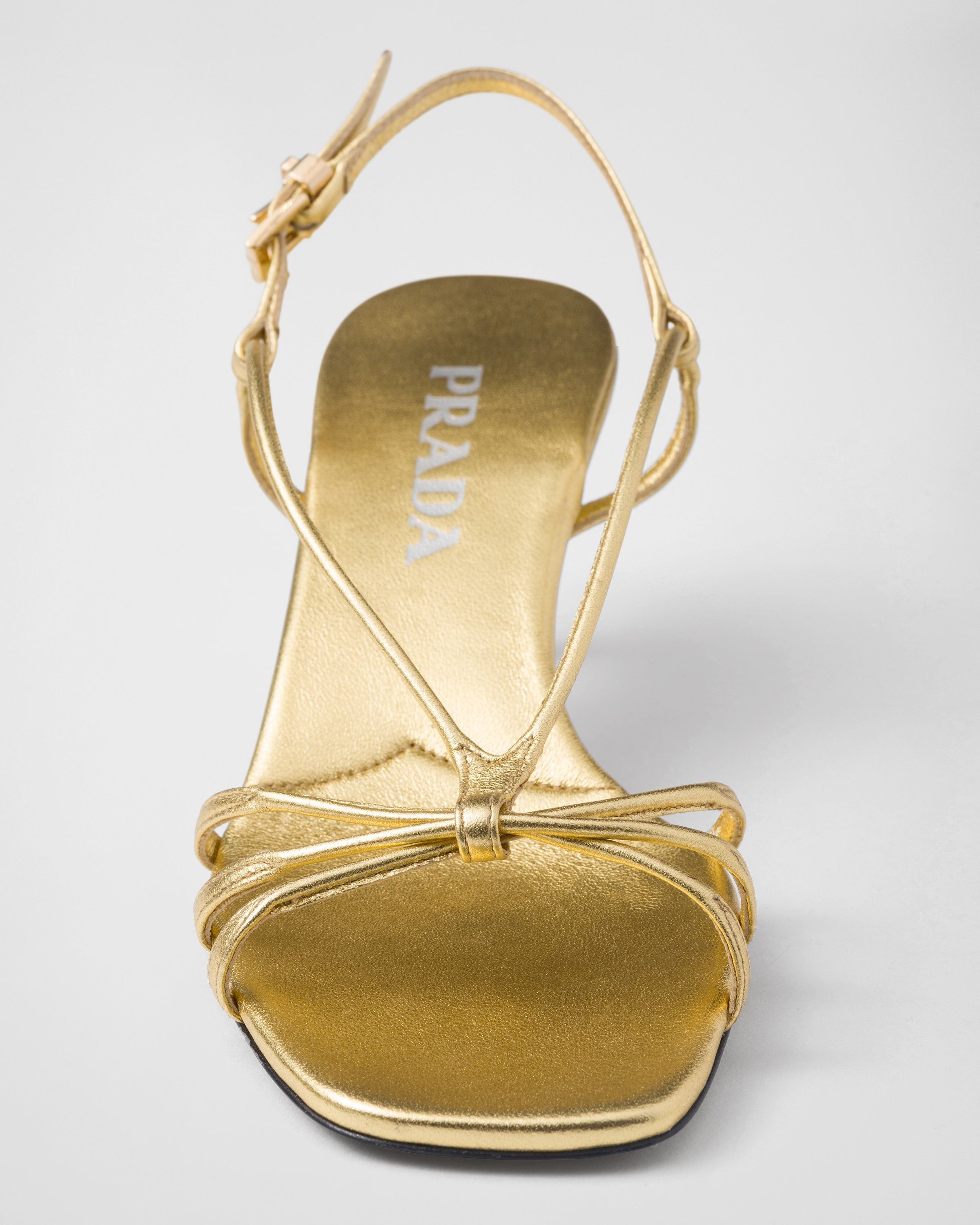 Mordoré nappa leather heeled sandals - 5