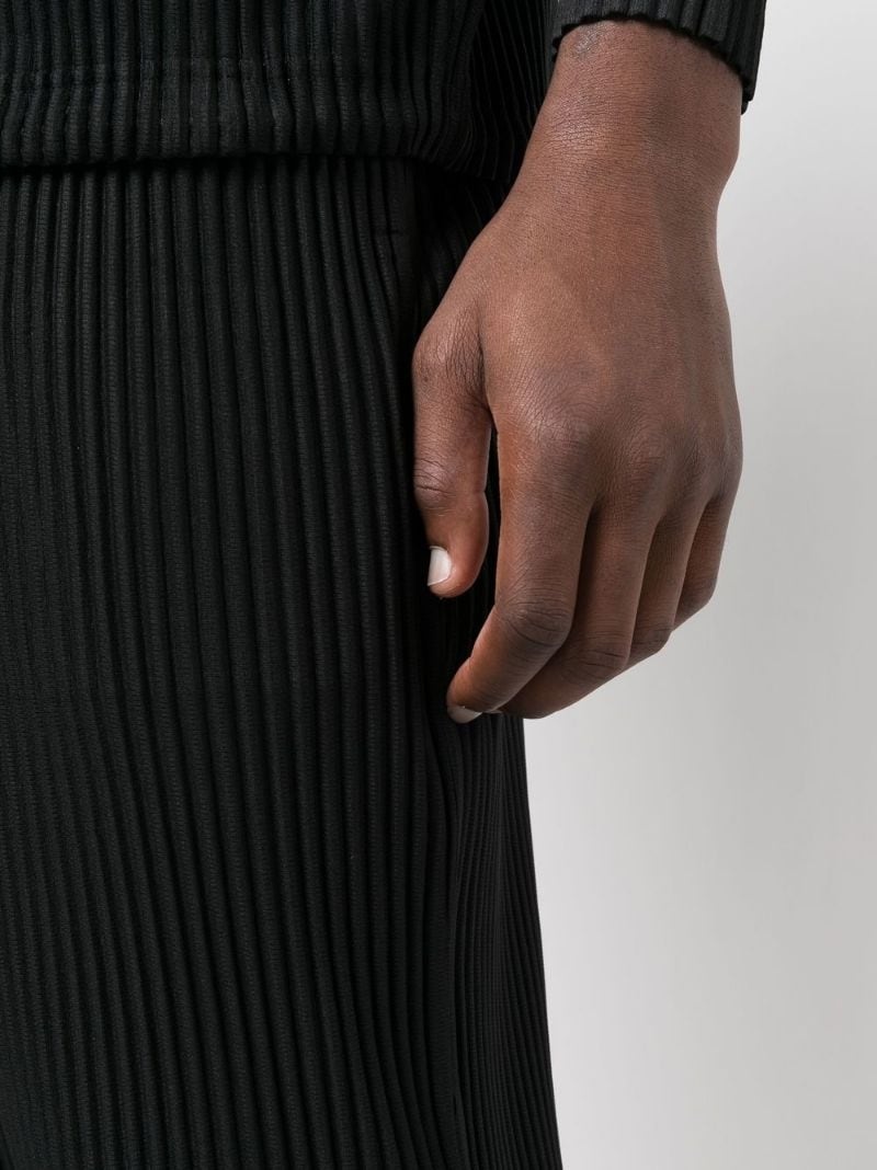 cropped pleated trousers - 5