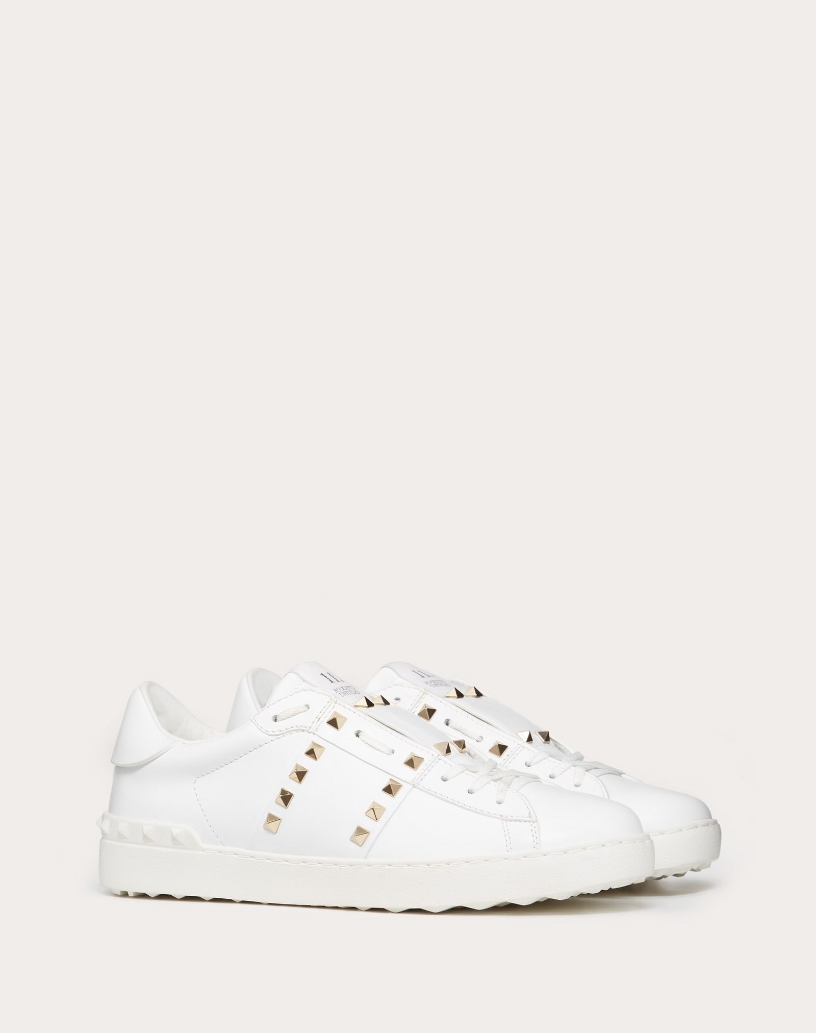 CALFSKIN ROCKSTUD UNTITLED SNEAKER - 2