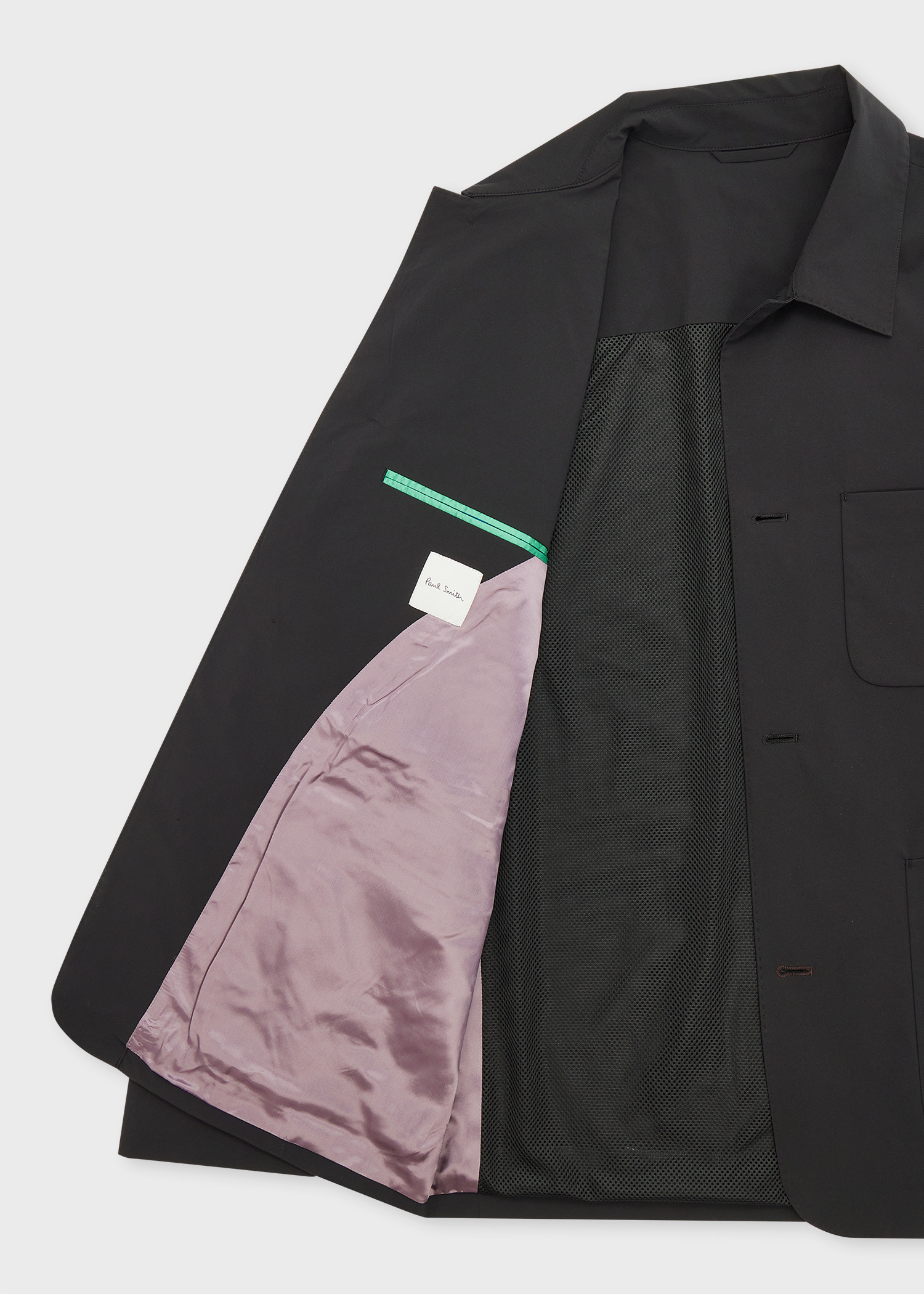 Black Two-Way Stretch Work Jacket - 4