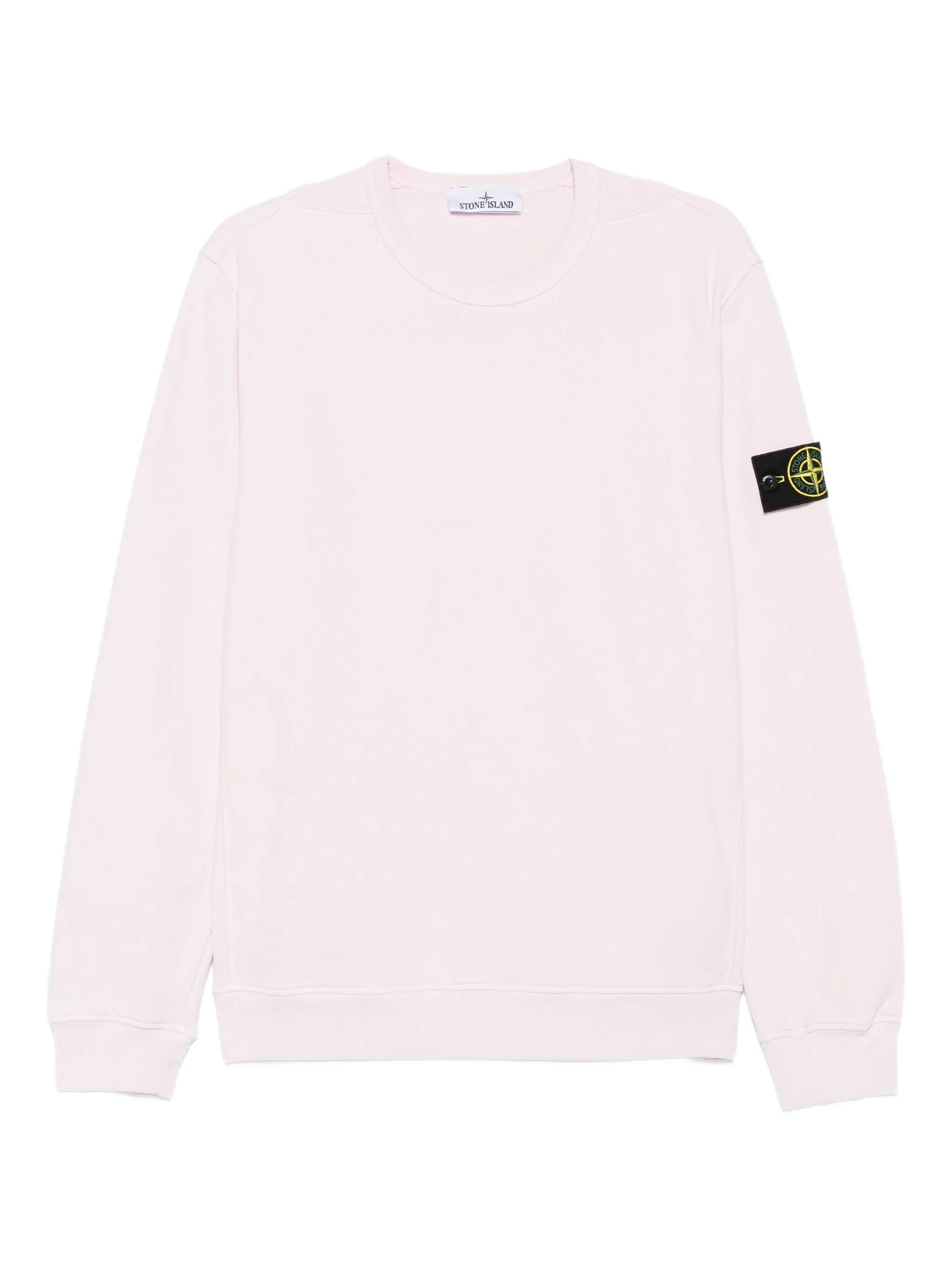 Stone Island Logo-patch Crew-neck Sweatshirt - 1