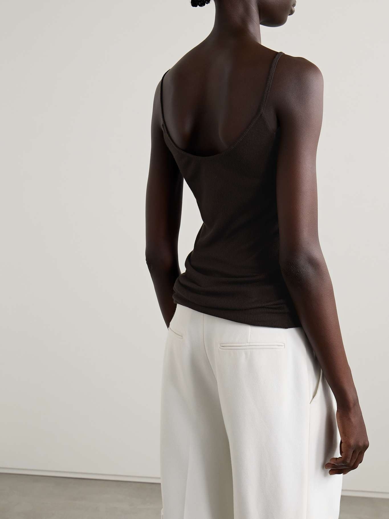 Selee ribbed-knit tank - 3