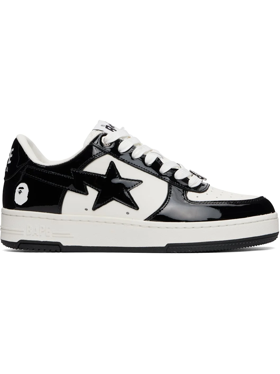 Black BAPE Sta #1 Sneakers - 1