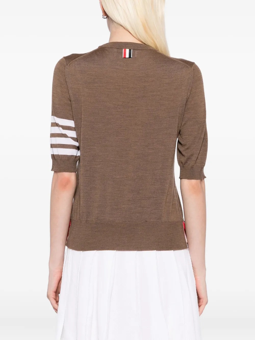 THOM BROWNE - Women Jersey Stitch Short Sleeve T-shirt - 3