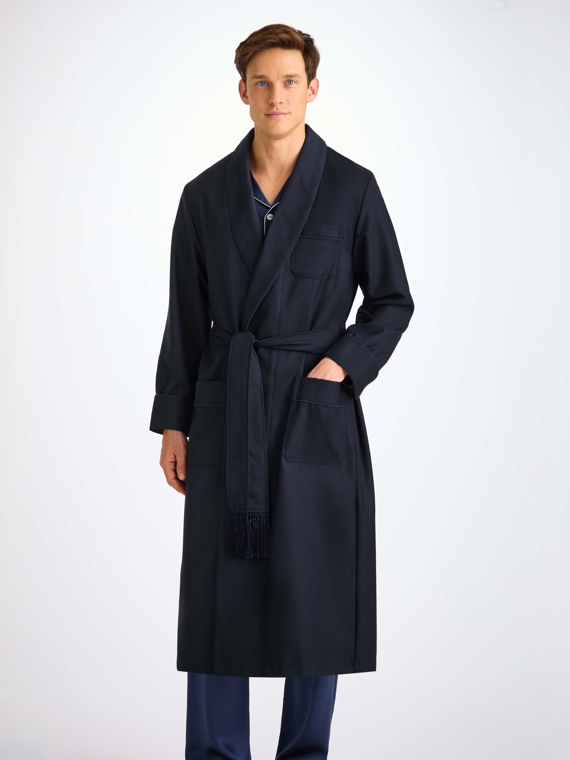 Men's Robe Westminster 2 Wool Navy - 8