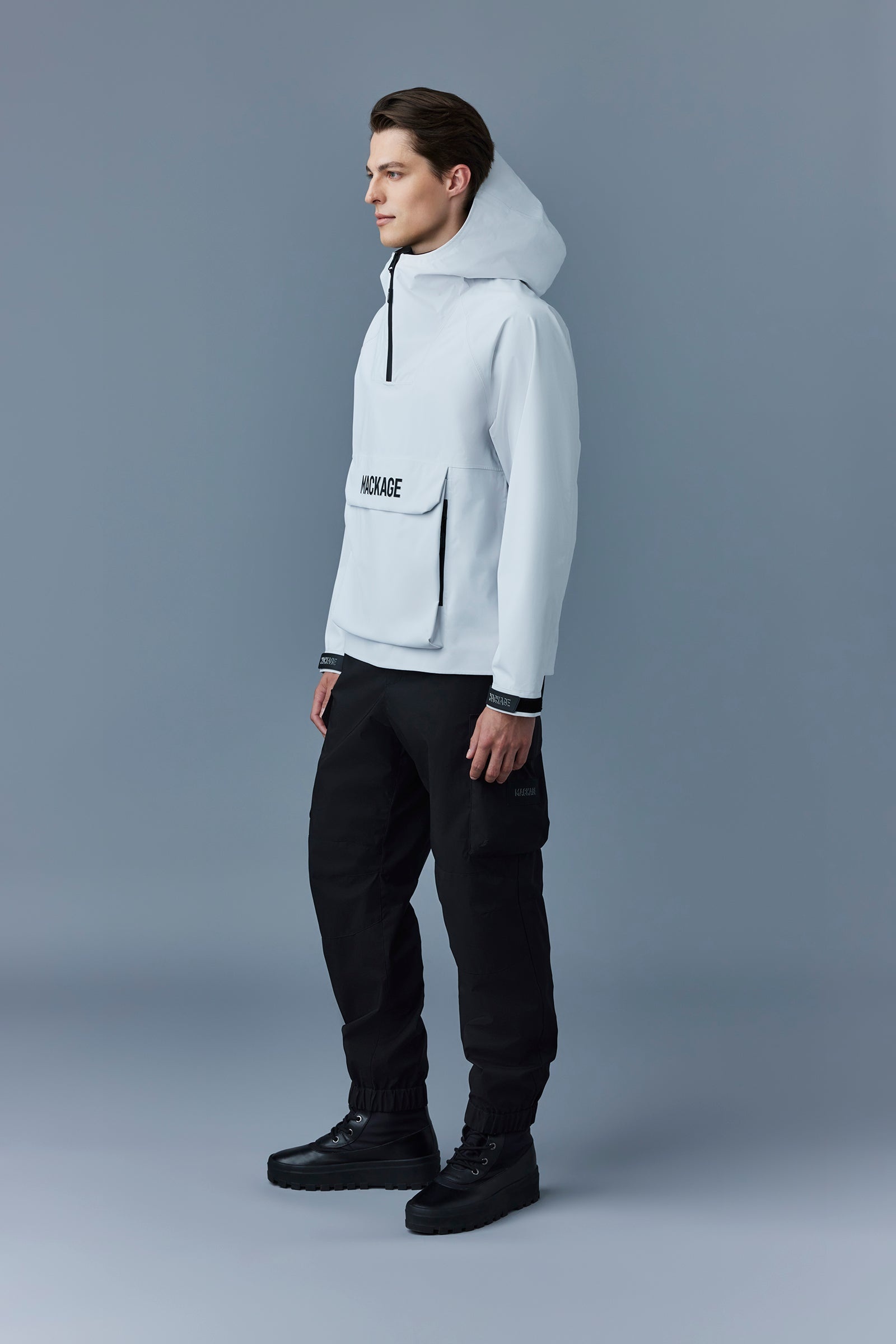 JONA Unlined pullover ski jacket with hood - 4