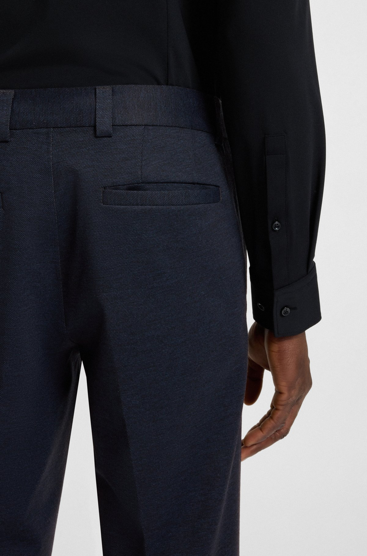EXTRA-SLIM-FIT STRETCH-JERSEY PANTS - 5