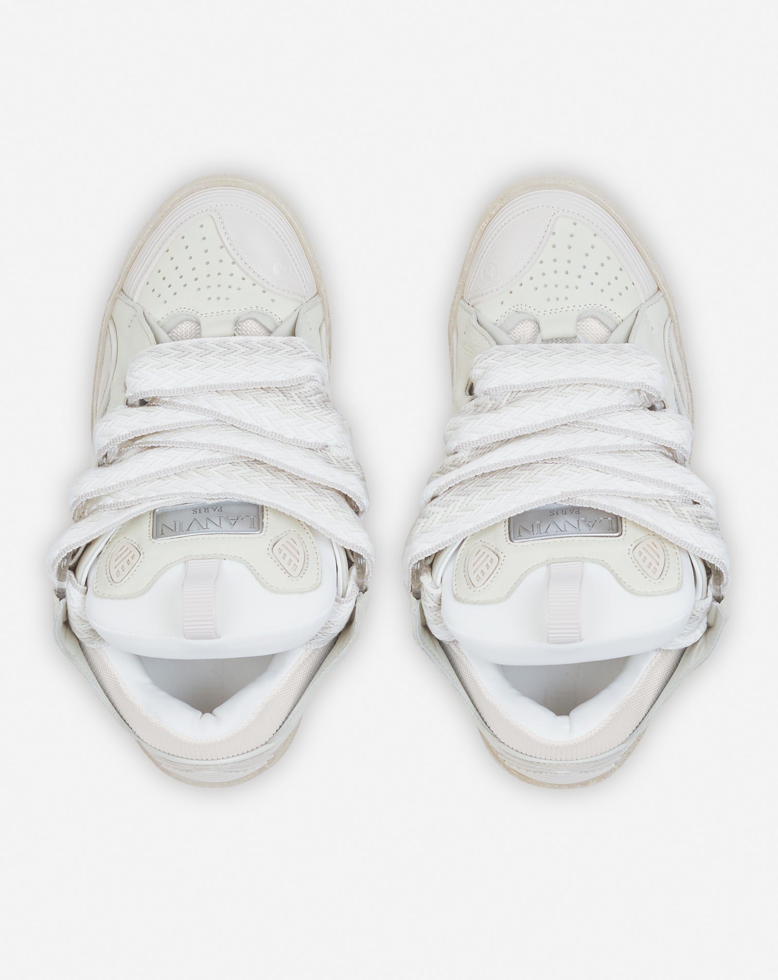 LEATHER CURB SNEAKERS - 3