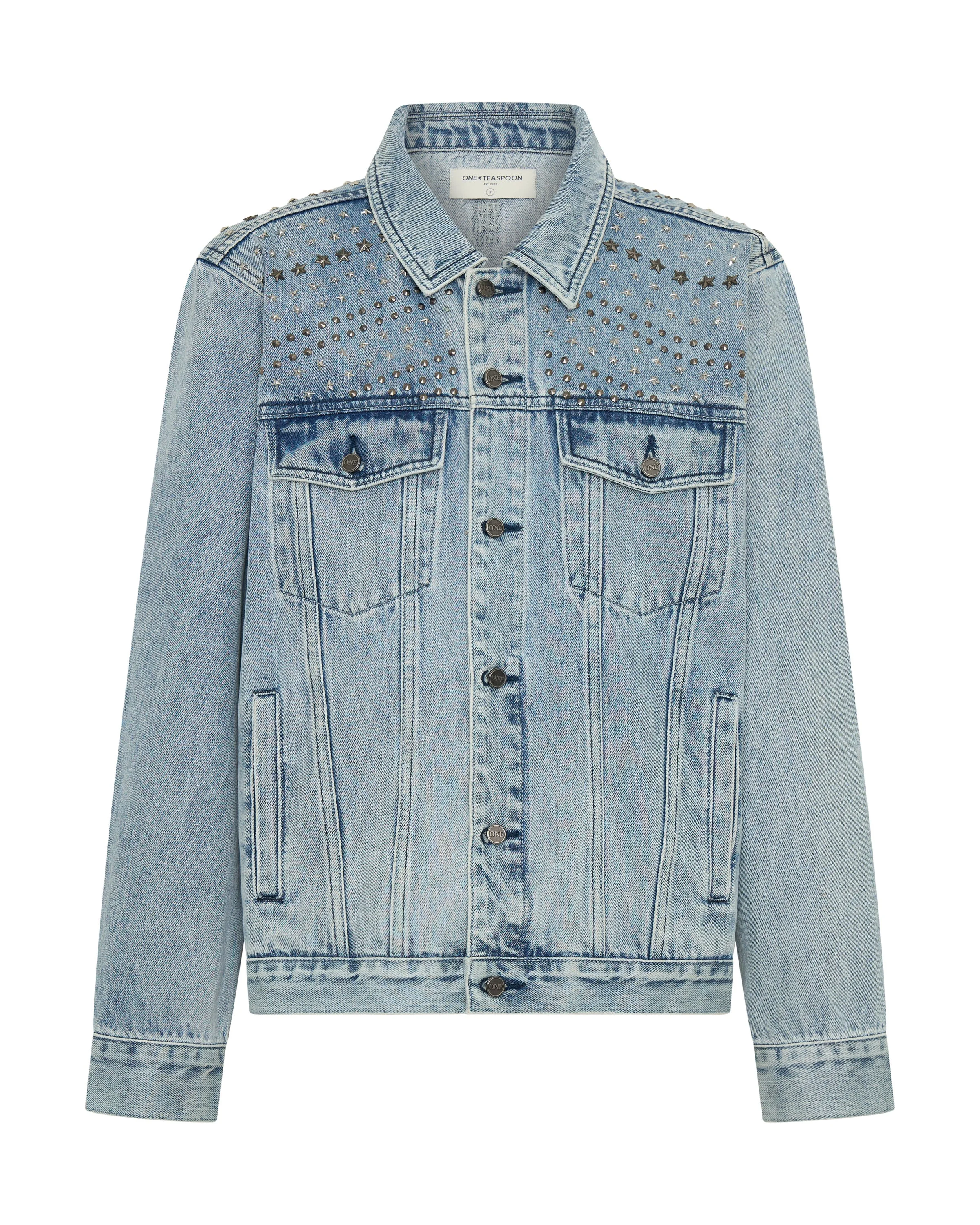 25th Anniversary Limited Edition Trucker Studded Denim Jacket - Salty Dog - 1