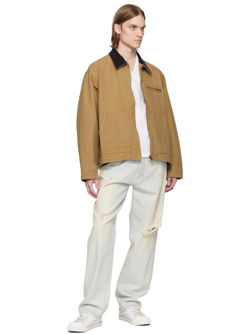 Ambush Beige Canvas Work Jacket outlook