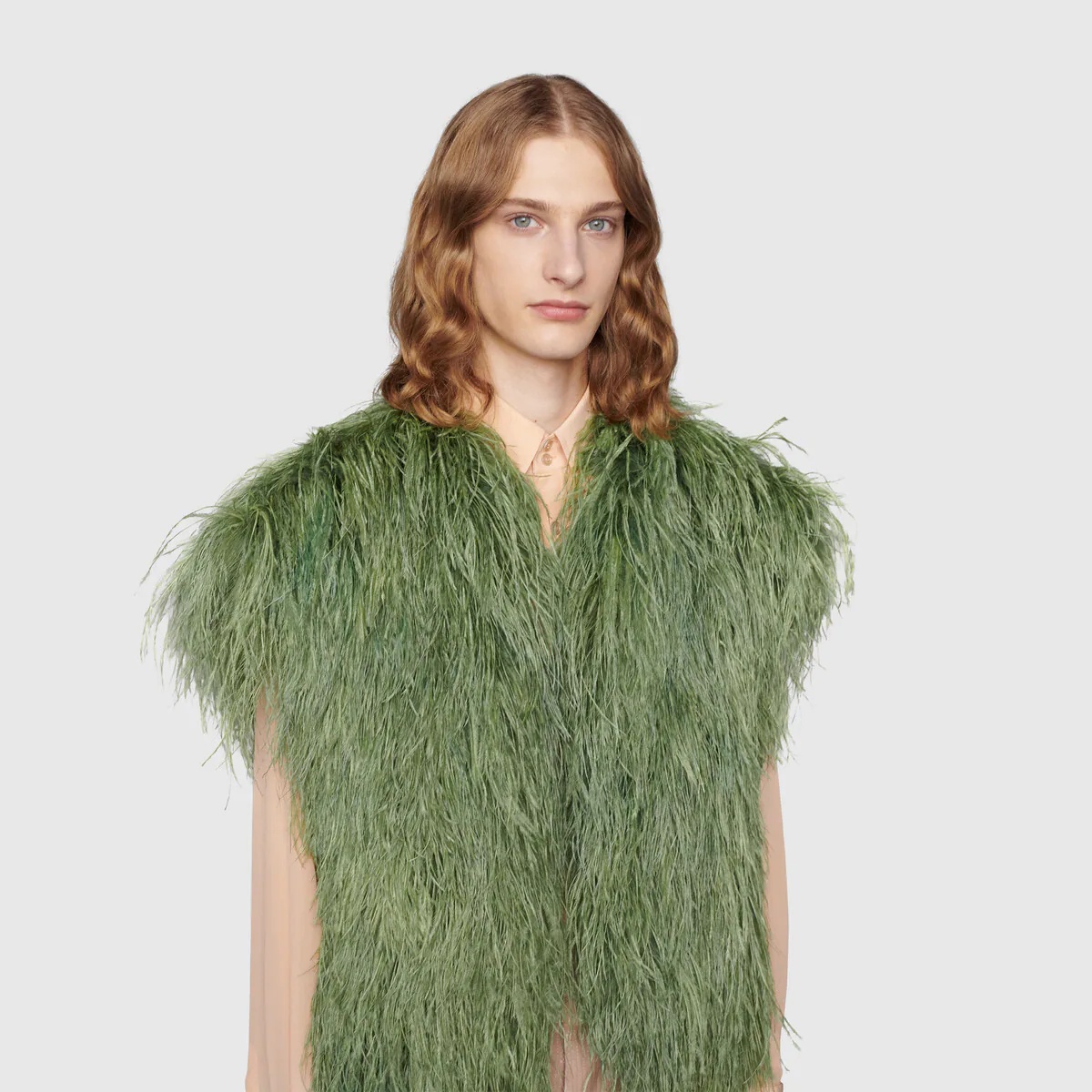 Vest with feathers - 5