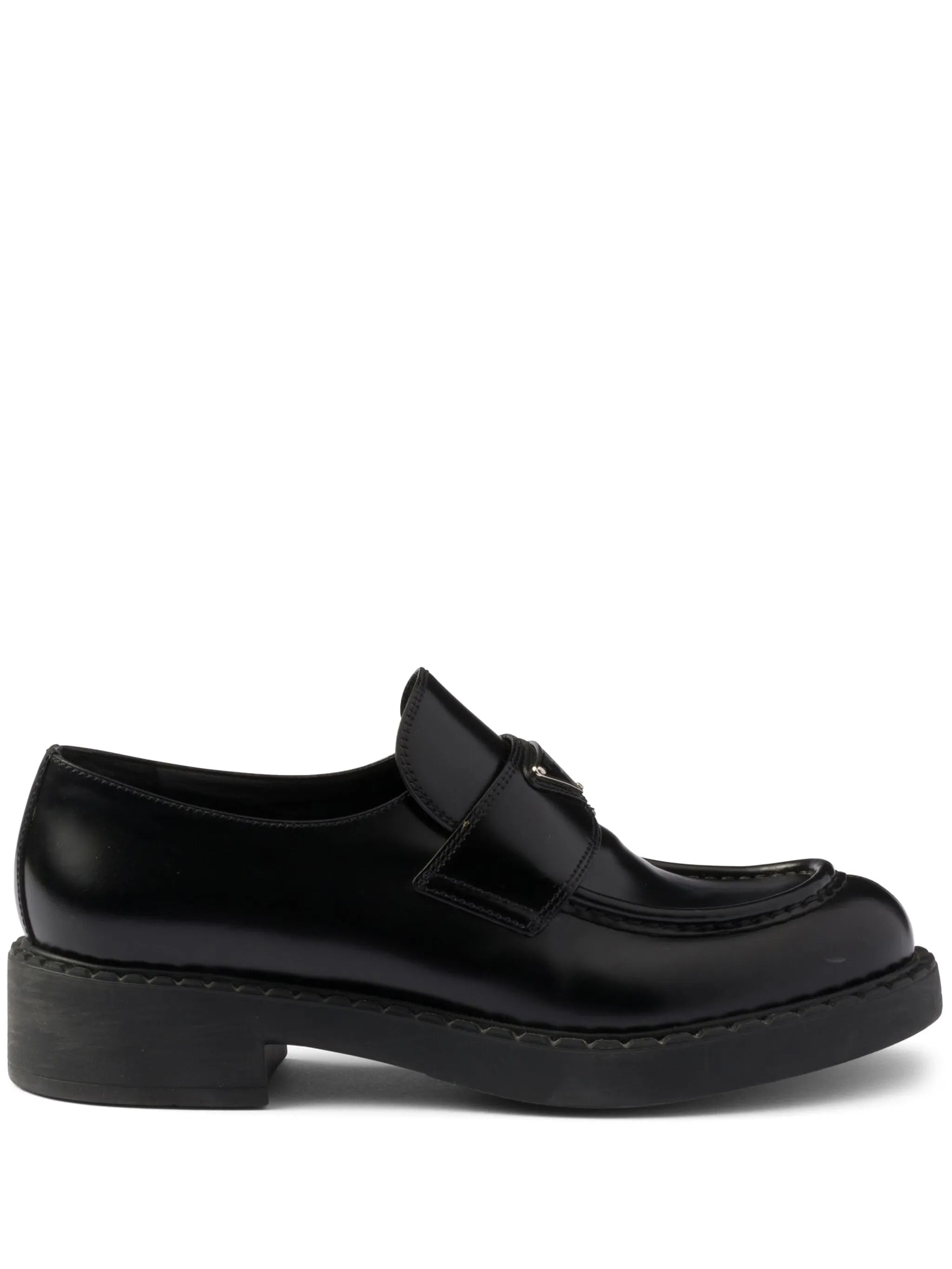 Prada 50mm Chocolate Loafers - 1