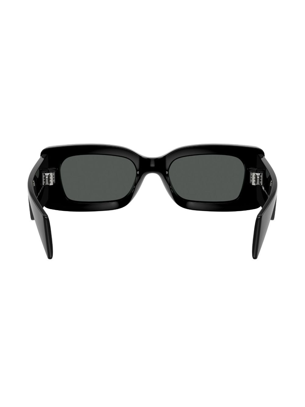 Medusa-plaque rectangular-frame sunglasses - 4