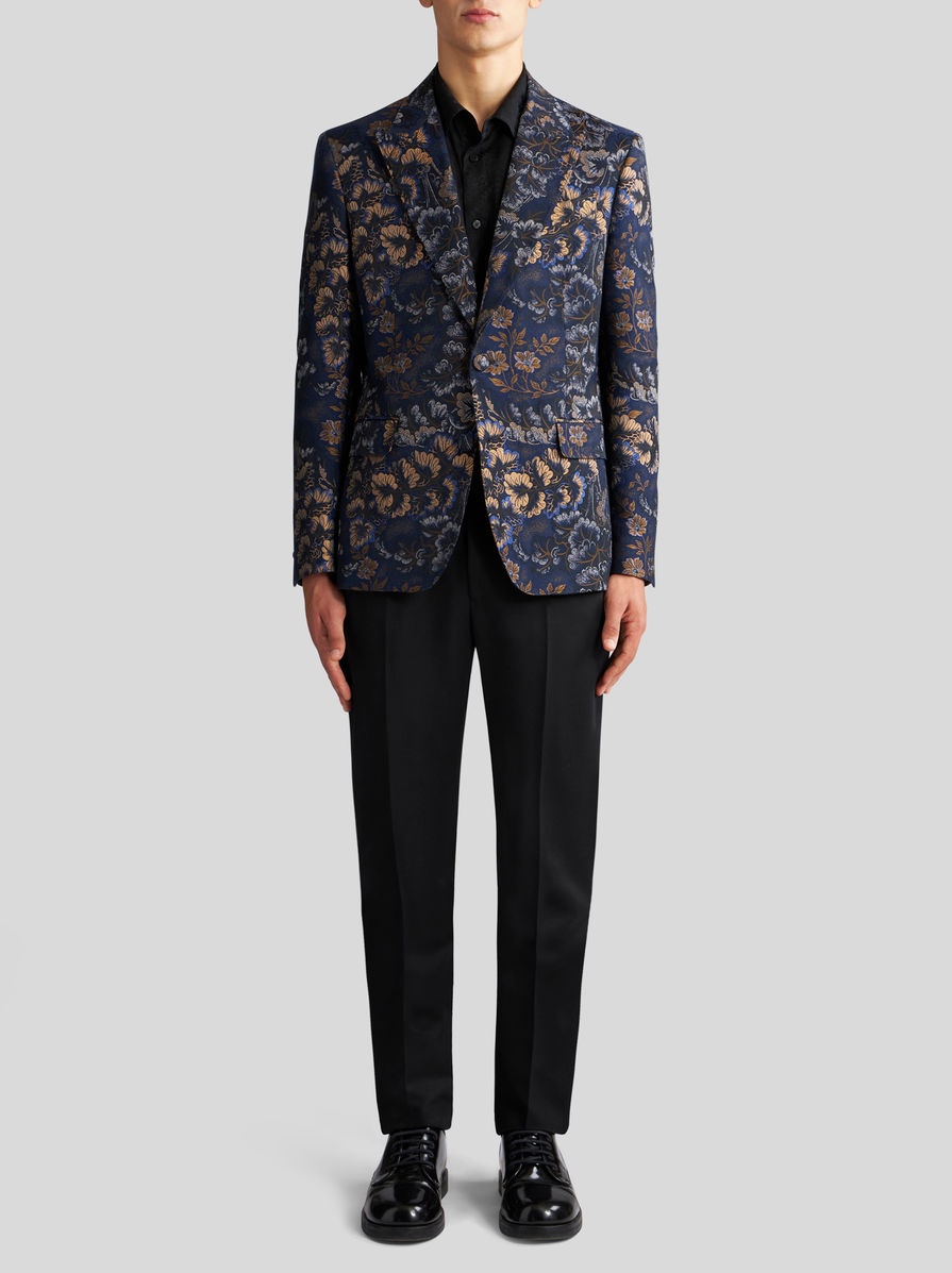 FLORAL JACQUARD JACKET - 4