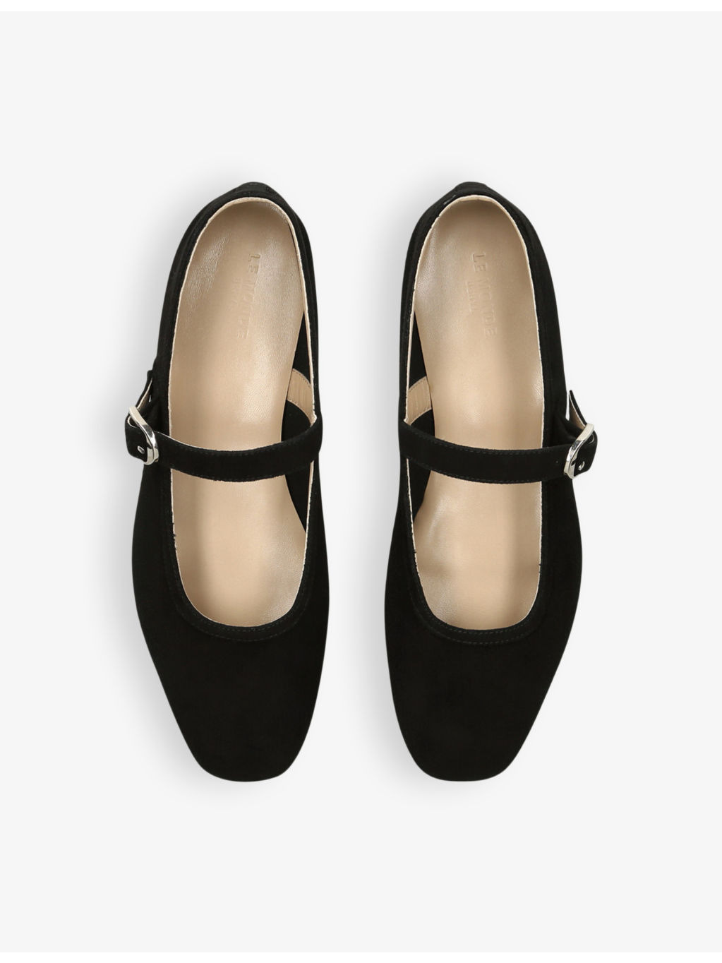 Mary Jane square-toe suede pumps - 2