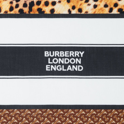 Burberry Montage Print Cashmere Large Square Scarf outlook