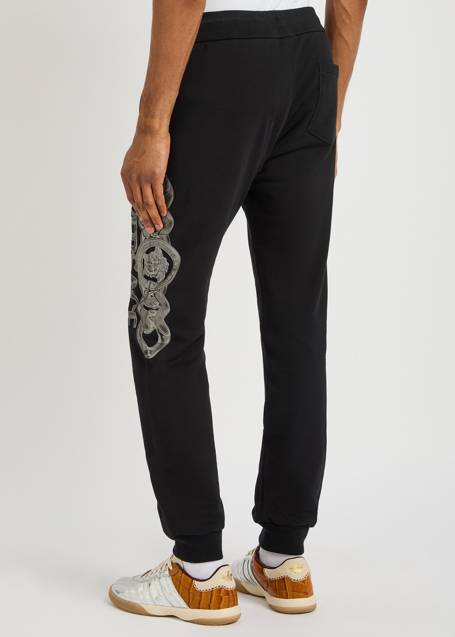 Versace Logo-printed Cotton Sweatpants - 3