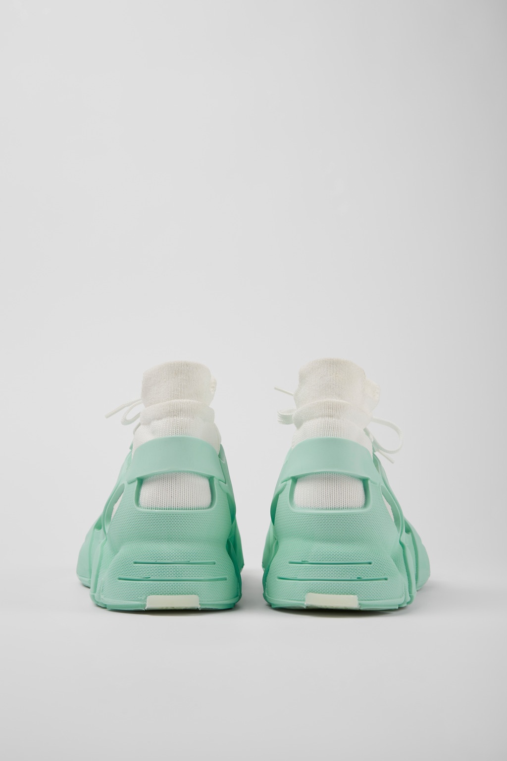 Light green caged sneakers - 3