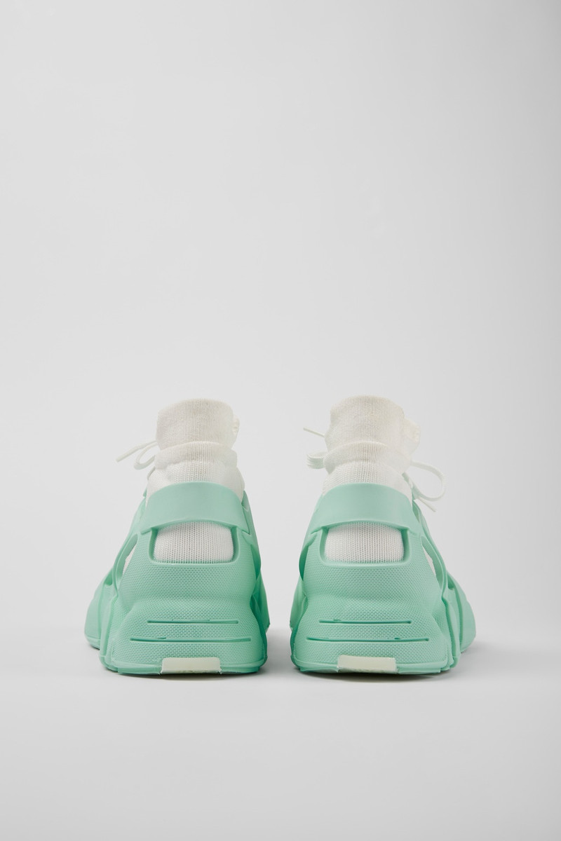 CAMPERLAB Light green caged sneakers outlook