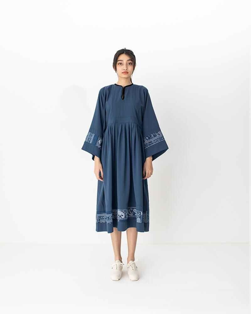 HIPPIE DRESS NAVY - 2