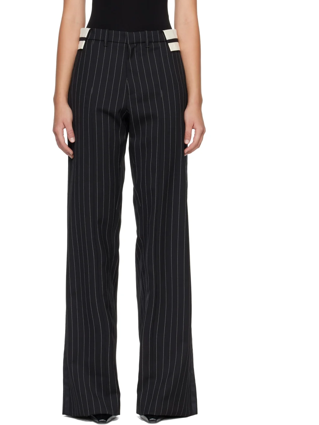 Black 'The Tennis Tailored' Trousers - 1