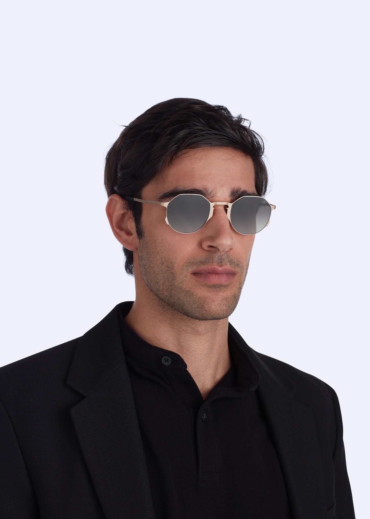 MOVITRA - Movitra – Achille Rose Gold with Gradient Grey Lenses - 4