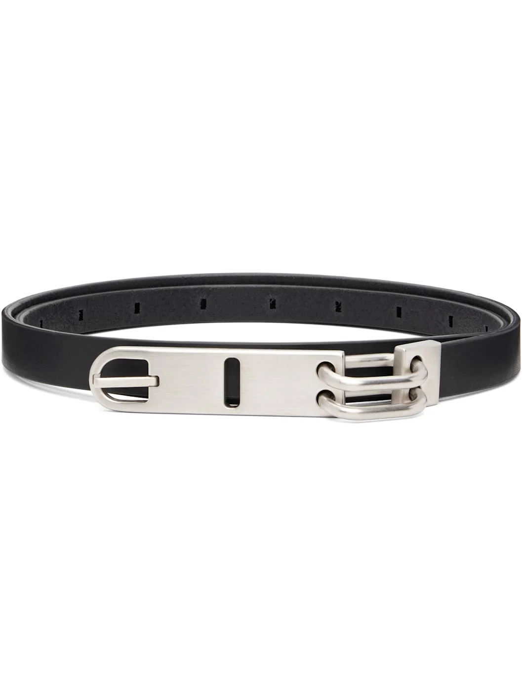 Black Tower Tongue Belt - 1