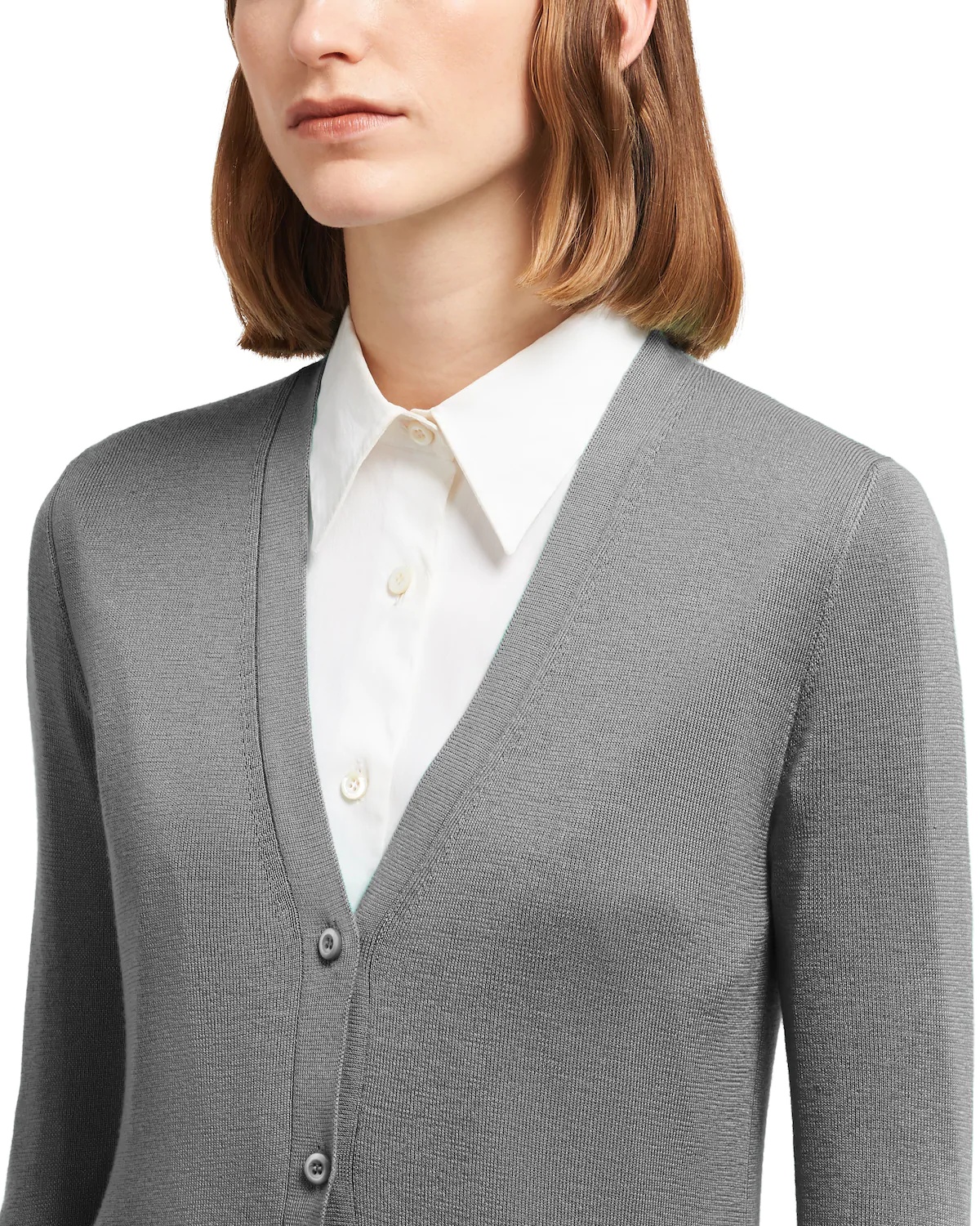 Cashmere and silk cardigan - 5