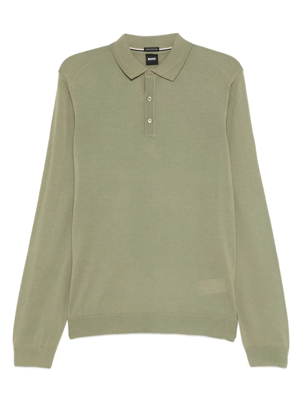 long-sleeve polo shirt - 1