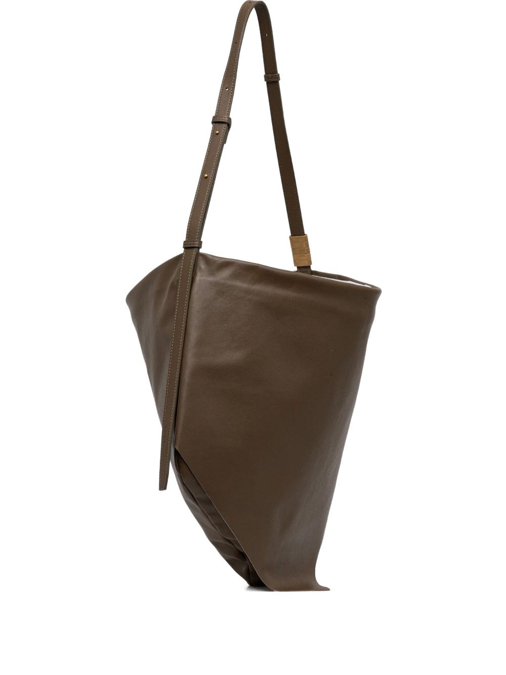 large leather shoulder bag - 1