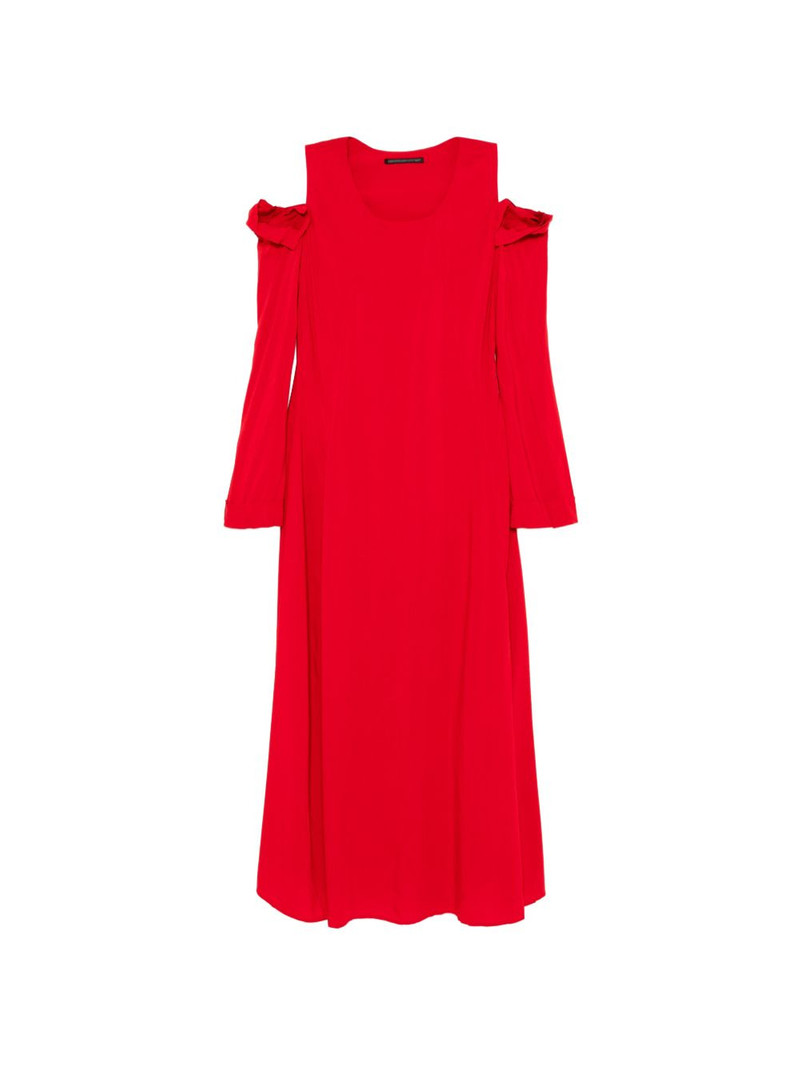 crushed-sleeves maxi dress 1